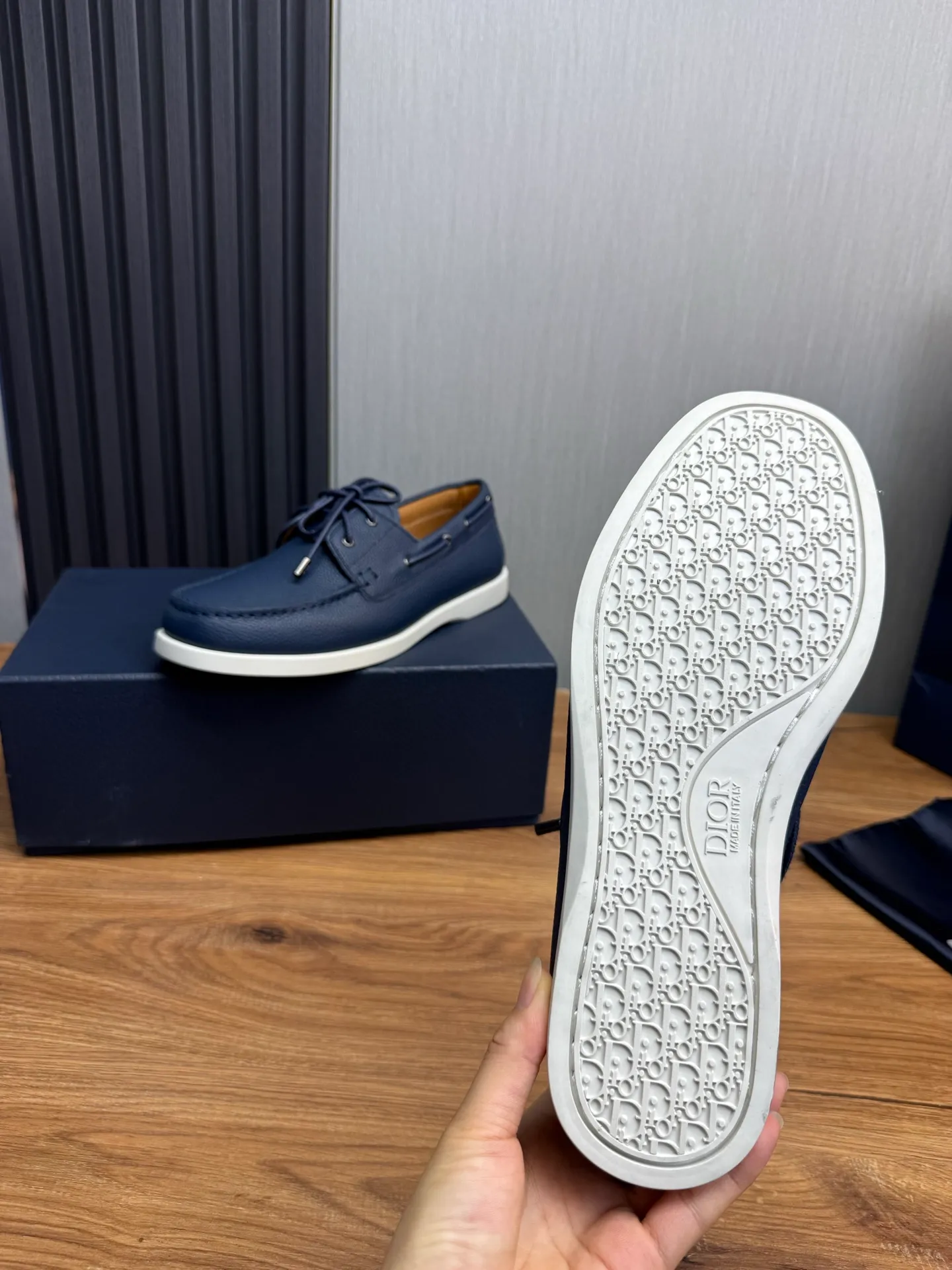 Men's shoes 💰560💰 [Dior] Men's official website na hot sale 🔥Imported cowhide + cowhide lining. Original rubber wear-resistant outsole. High quality shipment ⬆️Code number 38-44, (45 customized)
